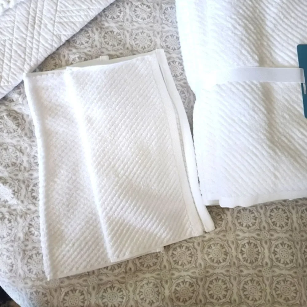 ALFRED SUNG towel 6 pieces set 2 bath 2 hand and 2 wash towels